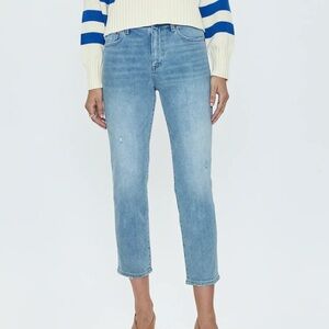 PISTOLA HIGH RISE CIGARETTE CROP JEANS